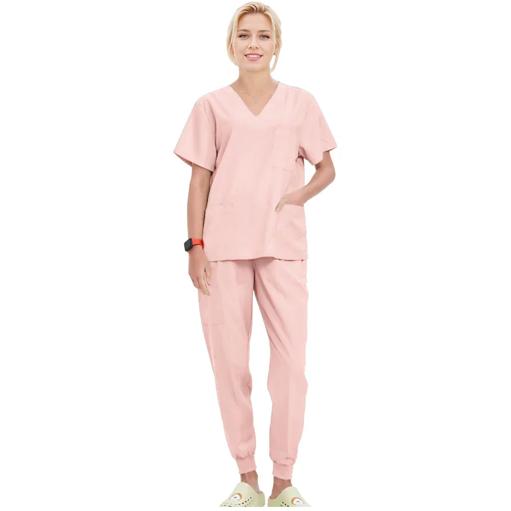 ProCare Summer Scrub Set | Lightweight 2-Piece Medical Scrubs