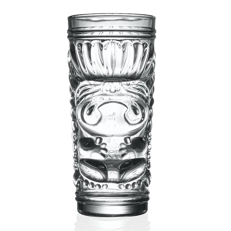 Tiki Glass Tiki Mug Modern Bar Tiki Cooler Clear Tumblers