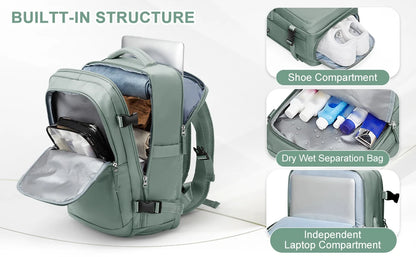 Luggage Laptop Daypack Carry on Backpack, Large Travel Backpack for Women .Man's Cabin Backpack Laptop bag Student School Bags