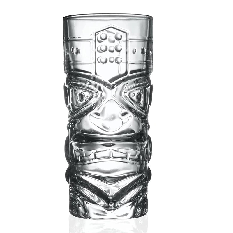 Tiki Glass Tiki Mug Modern Bar Tiki Cooler Clear Tumblers