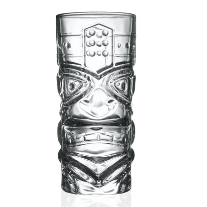 Tiki Glass Tiki Mug Modern Bar Tiki Cooler Clear Tumblers