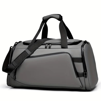 Large capacity multifunctional luggage bag with multiple compartments, suitable for fitness, travel, and overnight travel