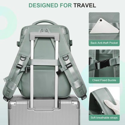 Luggage Laptop Daypack Carry on Backpack, Large Travel Backpack for Women .Man's Cabin Backpack Laptop bag Student School Bags