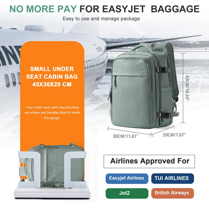 Luggage Laptop Daypack Carry on Backpack, Large Travel Backpack for Women .Man's Cabin Backpack Laptop bag Student School Bags