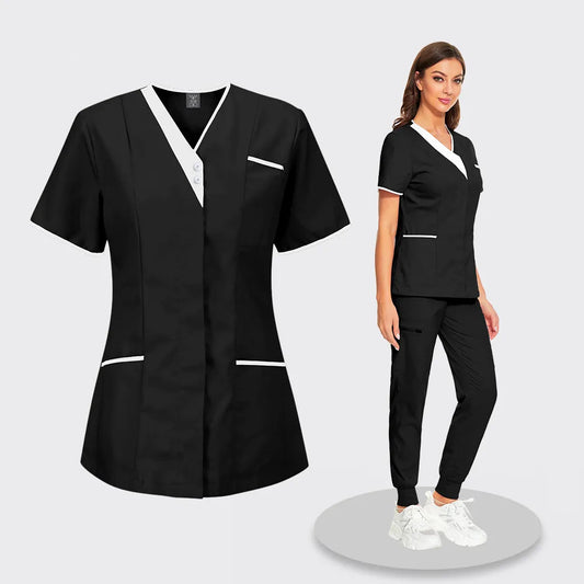 Medical Surgical Nurse Uniform Scrub Tops