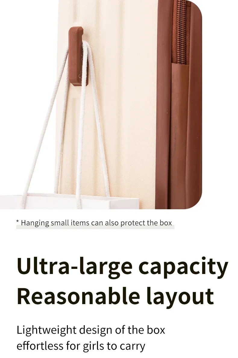 20-28 Inch Aluminum-Magnesium Luggage: Carry-On Trolley with Cup Holder and 4-Wheel Spinner-Durable Lightweight Travel Suitcase